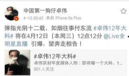 卓伟最新大爆料,揭秘娱乐圈惊天大秘密！